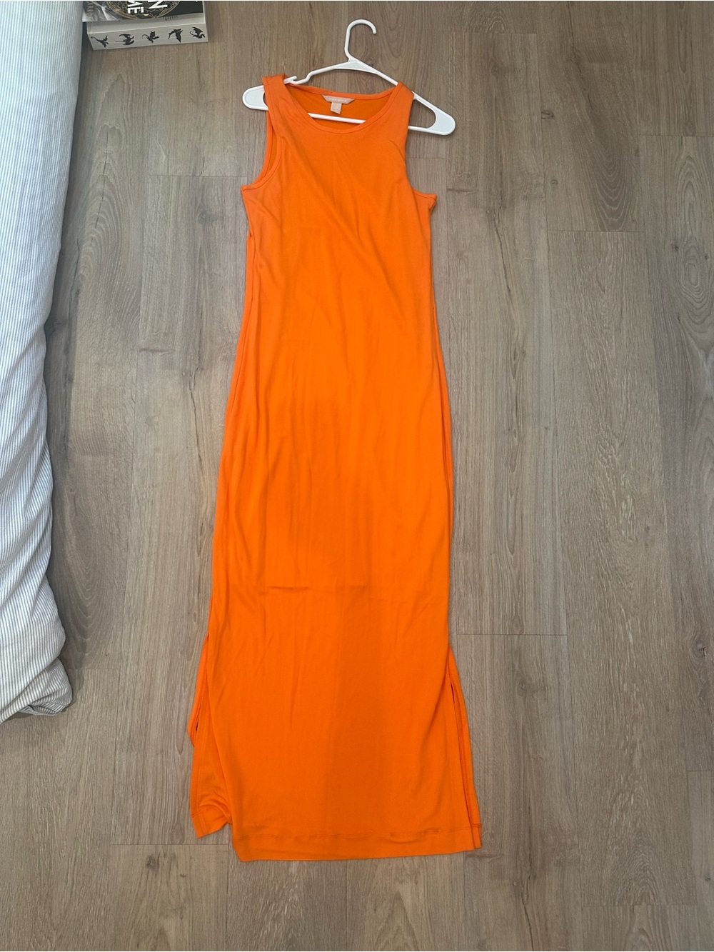 Banana Republic Sleeveless Orange Maxi Dress - Elegant Summer Staple